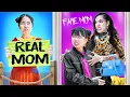 Download Lagu Fake Rich Mom Vs Real Poor Mom! I Was Kidnapped By Fake Mom | Baby Doll And Mike