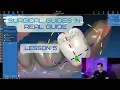 Surgical guides in RealGuide Tutorial Lesson 5 CT and scans alignment Waxup setup