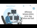 Testing terms defect bug error failure and fault - DIFFERENCES AND REAL EXAMPLES
