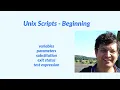 Unix Scripts - Predefined Variables Parameter Substitution Command Exit Status Sample Programs
