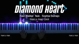 Download Alan Walker - Diamond Heart (Piano Cover by Pianella Piano) [ft. Sophia Somajo] MP3
