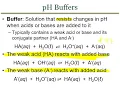 Chapter 17 Buffers Lecture 1 Notes