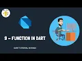 Functions in Dart Basic to Advanced Dart Tutorial