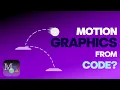 Can Python Code create Motion Graphics