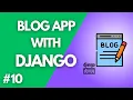 Add Comment Section - Django Blog Application
