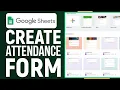 How To Create Attendance Form In Google Sheet 2026 Full Guide
