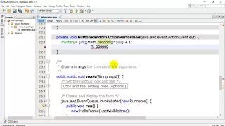 Java Beginner 09 Random Numbers with Math random