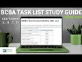 Complete 6th Edition BCBA Task List Study Guide BCBA Exam Task List Sixth Edition Review A-D
