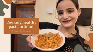Raw and Real me || Cooking pasta after work 