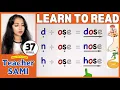 long O magic e Four-Letter Words for Kindergarten Learn to Read with Teacher SAMI