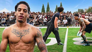 Tatted Up Dad FRIED D1 Commits for $10,000! (Portland 1on1's)