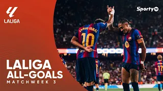 LaLiga 26/27 | ALL GOALS GameWeek 3 | Full Highlights | SportyTV