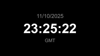 LIVE Clock GMT Current Time 