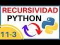 RECURSION en Python - Mejor que los Loops 011-3