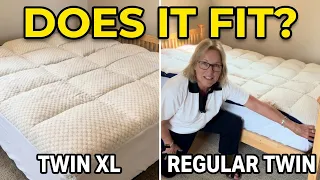 Can this XL Twin Mattress Pad Topper fit on a Twin Bed