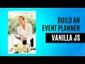 Build an Event Management App with Vanilla Javascript Fetch API Basics Tutorial