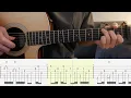 3 a.m. - Gregory Alan Isakov - Guitar Tutorial + TABS on screen