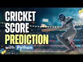 Python Beginners Project Predict Cricket Score LIVE Project Building GeeksforGeeks