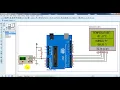 Interfacing Arduino with DHT22 sensor and Nokia 5110 LCD - Proteus simulation