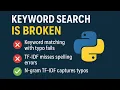 TF-IDF vs Typos Why Search Engines Never Misspell