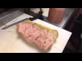 Making a classic Italian cold cut grinder at Frigo s