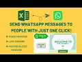 How to Send Bulk WhatsApp Message Picture From Excel With VBA