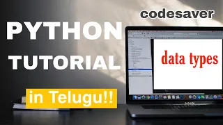 Python Tutorial For Beginners in Telugu-part 2 datatypes numbers