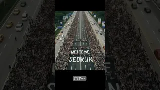 BTS Jin Comeback To Military Video Bts Jin Military Return Date Shorts Viral Bts Btsarmy 