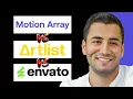 Envato Elements vs Motion Array vs Artlist Which is Better 2026