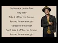 Download Lagu Bruno Mars – Versace On The Floor (Lyrics)