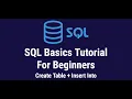 How to create new Database and Table in SQL in Hindi Part 2