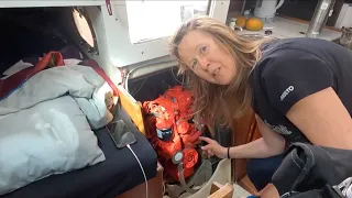 Alternator Failure at Sea | Solo Sailor Fixes Engine in Lowestoft – Ep  94 [EN]