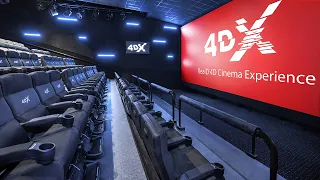 4DX Cinemas Next Generation - Motion Seats Wind Fog Lighting Bubbles Water Scents