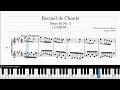 Recueil de Chants - Opus 65 No. 3 "Canon" Piano - Charles Valentin Alkan (Tutorial, Sheets Score)