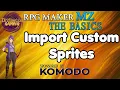 How To Import Custom Sprite and Battler Sheets into RPG Maker MZ The Basics