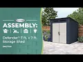 Modernist 7 x 7 Storage Shed