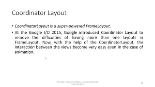 Mobile Application Development Lecture 7