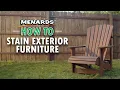 How To Refinish and Stain Outdoor Wood Furniture Complete Restoration Guide Menards