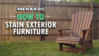 How To Refinish and Stain Outdoor Wood Furniture Complete Restoration Guide Menards