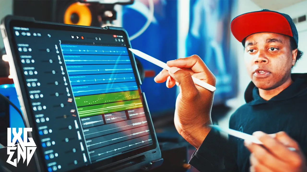 How To Make A FULL SONG on iPHONE & iPAD (Garageband iOS Tutorial) | Studio Vlog