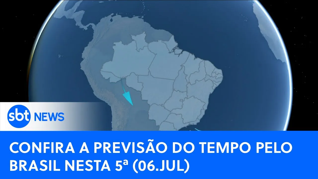 Previsão: frente fria e novo ciclone extratropical no Sul do país| #SBTNewsnaTV (06/07/23)
