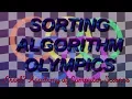 The Sorting Algorithm Olympics - Who is the Fastest of them All
