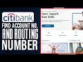 How To Find Account Number And Routing Number On Citibank App 2025 Update