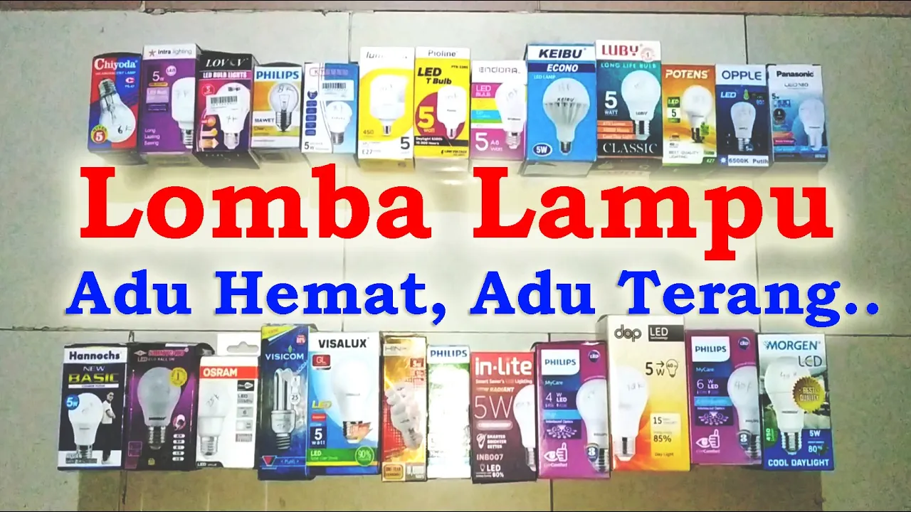 REVIEW||Lampu LED Emergency LUBY L-1021 10 WATT Tahan Hingga 12 Jam.