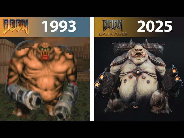 DOOM: The Dark Ages | Monsters Evolution | 1993 - 2025 | Direct Comparison without spoilers