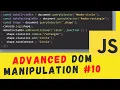 Javascript Fundamentals Advanced DOM Manipulation