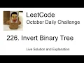 Daily Leetcode Oct 26 2021 - 226 Invert Binary Tree