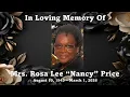 Rosa Mrs Nancy Price - Celebration of Life