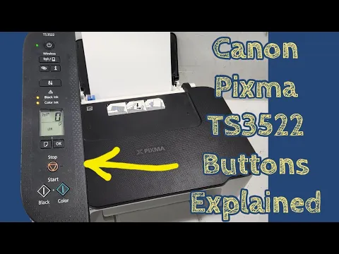 Download MP3 Understanding Canon TS3520 TS3522 Printer Operation Control Panel Buttons and LED Lights