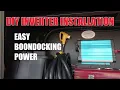 How To Hook Up Power Inverter In RV Easy DIY Installation For Boondocking Power